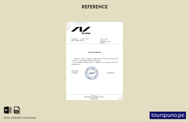 lista para imprimir plantilla de referencia de Suecia Nordnet