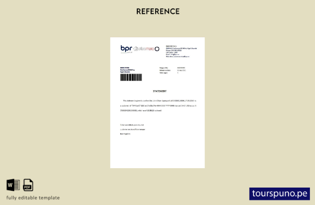 lista para imprimir plantilla de referencia de cierre de BPR de Ruanda