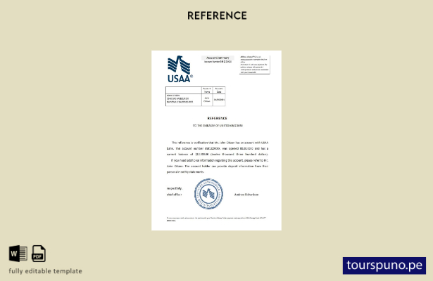 listo para imprimir plantilla de referencia USA USAA