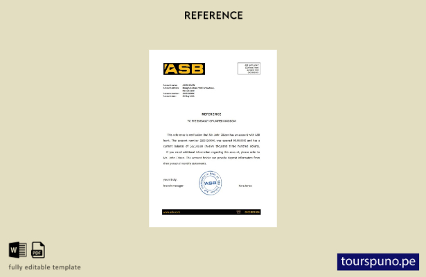 plantilla de referencia ASB de Nueva Zelanda lista para imprimir