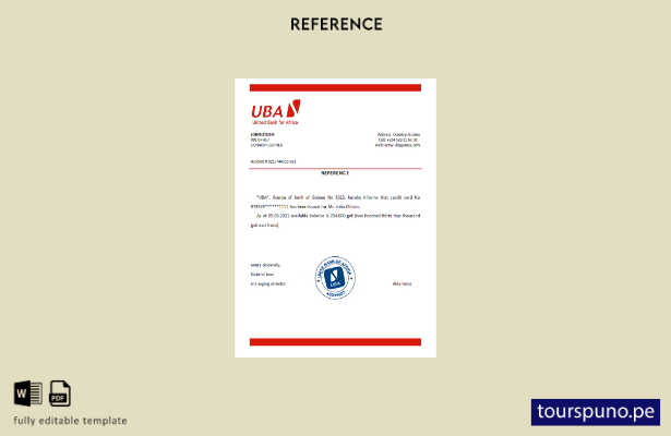plantilla de referencia UBA de Guinea lista para imprimir