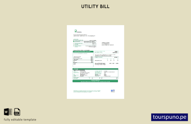 lista para imprimir la plantilla de factura de servicios públicos de Italia Edis
