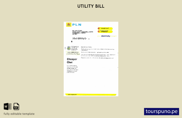 lista para imprimir la plantilla de factura de servicios públicos de electrici 1
