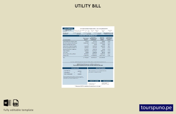 lista para imprimir plantilla de factura electrónica de servicios públicos de Co