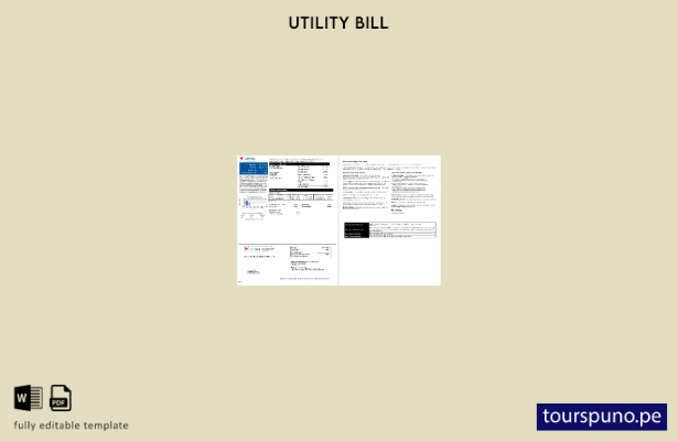 listo para imprimir la factura de servicios públicos de gas de EE. UU. Ohio Vect