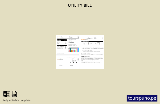listo para imprimir la plantilla de factura de servicios públicos de electrici 2