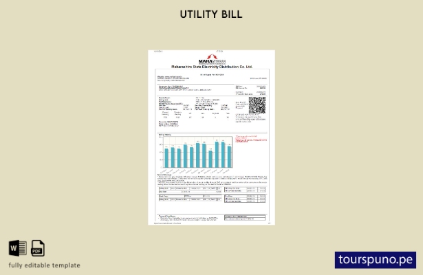 listo para imprimir plantilla de Word   factura de servicios públicos de elec 31