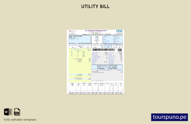listo para imprimir plantilla de word   factura de servicios públicos de elec 30